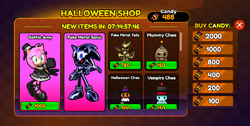Gamefam Studios on X: Sonic Speed Simulator's Halloween update launched  this past weekend and added so many new features such as: - Halloween map -  Exclusive Halloween Skins & Chao - Boo