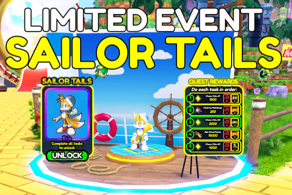 ALL NEW *SECRET* SAILOR TAILS HUNT UPDATE CODES in SONIC SPEED