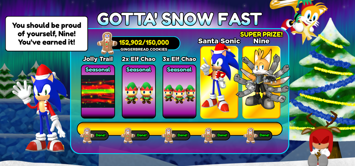 Gotta Snow Fast, Sonic Speed Simulator Wiki