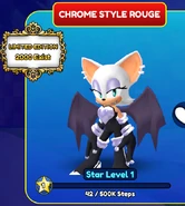 Chrome Style Rouge | Sonic Speed Simulator Wiki | Fandom