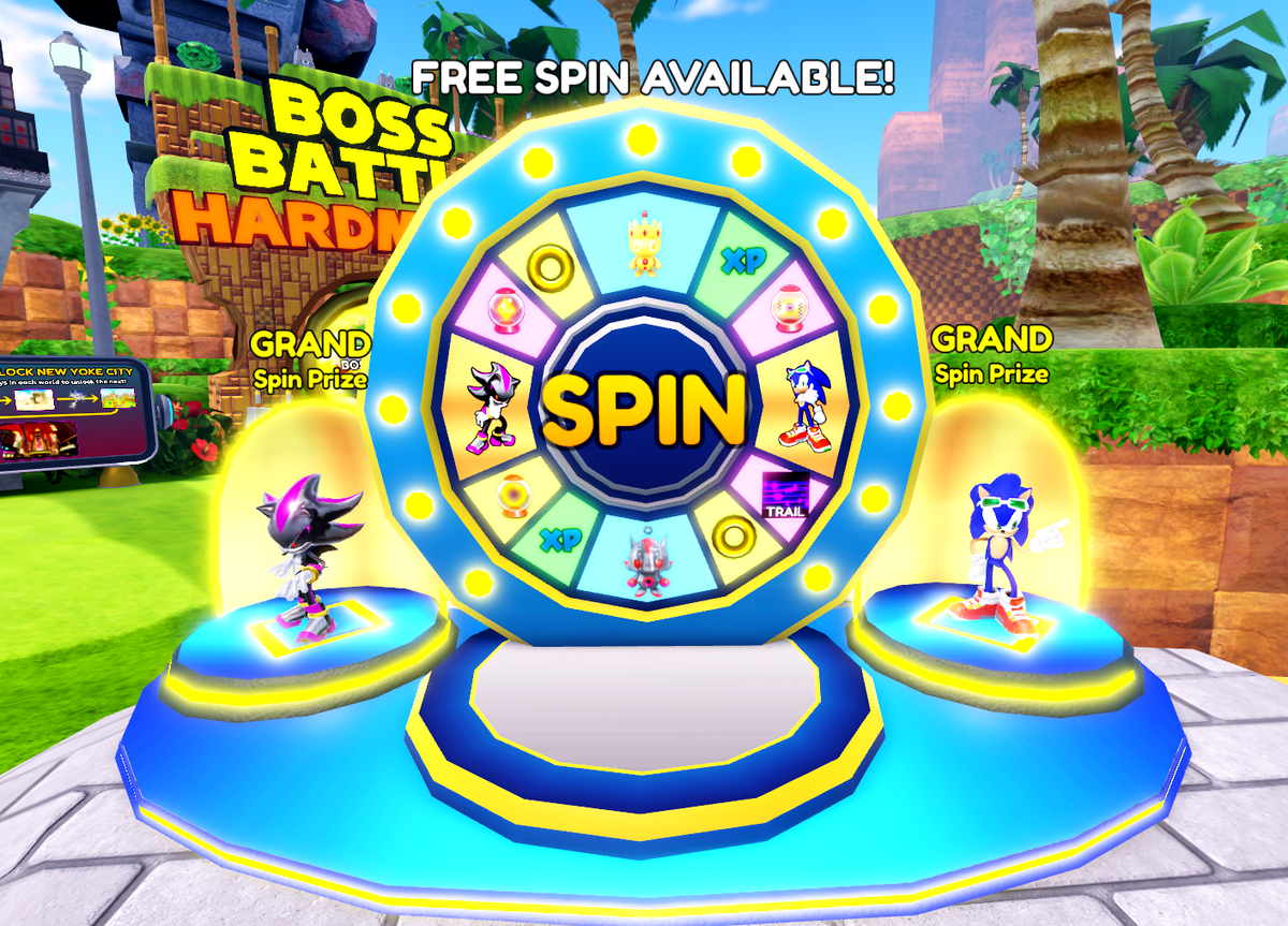 Spin Wheel, Sonic Speed Simulator Wiki