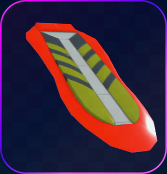 Red and blue hoverboard top