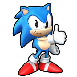 Classic Sonic from Sonic speed simulator with animations [Sonic