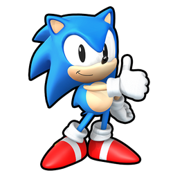 Sonic Speed Simulator Main Render in my style by blue007prime on