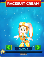 A look at a level 3 character's aura in the menu!