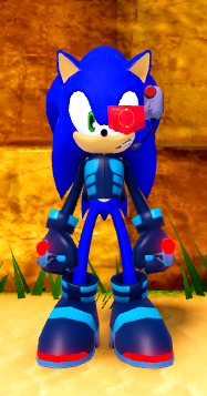 Sonic Speed Simulator Main Render in my style by blue007prime on