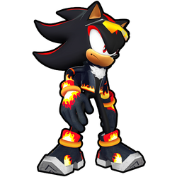 Flaming Shadow (Sonic Speed Simulator on Roblox) by ARTISTIAChan