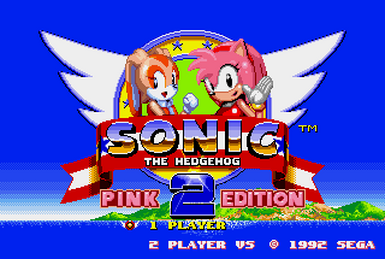 Sonic 2: Pink Edition, Sonic the hedgehog games Wiki
