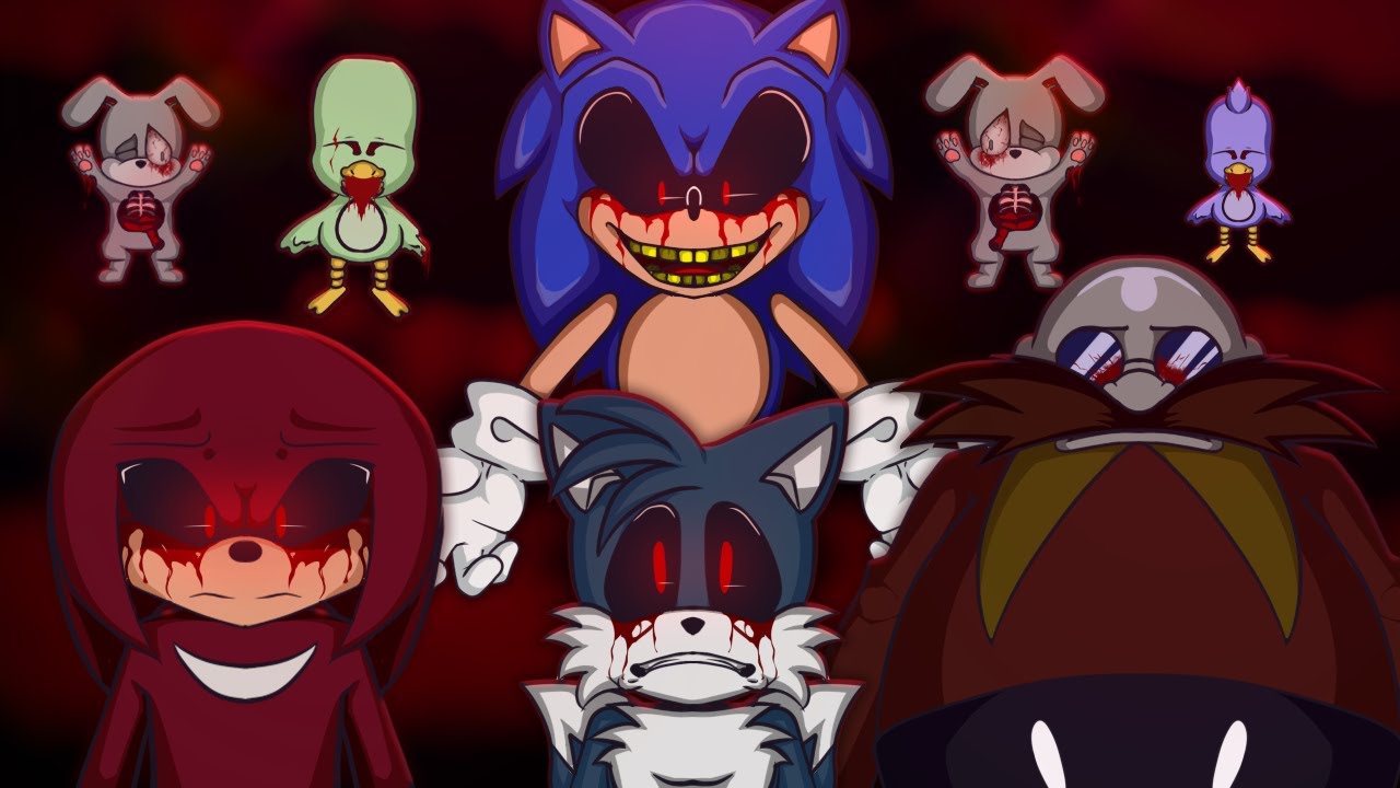 STORY SONIC EXE Spirits of HELL ROUND 2 with ALL ENDINGS 