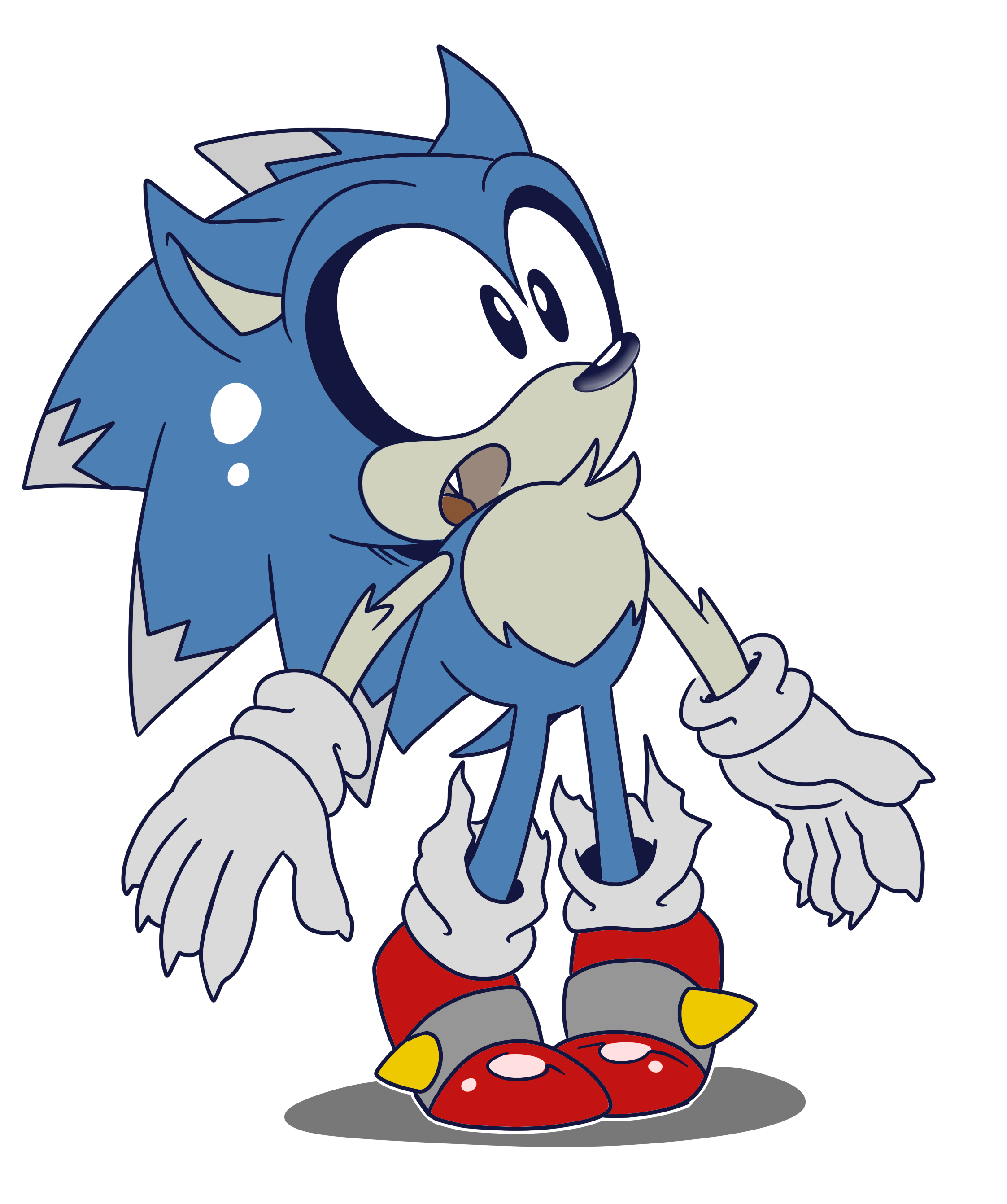 Cute classic sonic