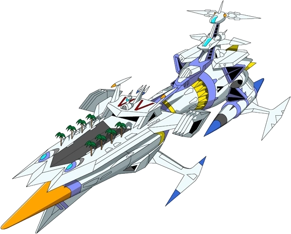 La nave de Tails, el Tifón Azul, surcando el espacio en la saga Metarex