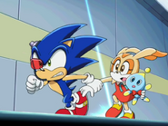 Sonic X ucieczka z Area 99