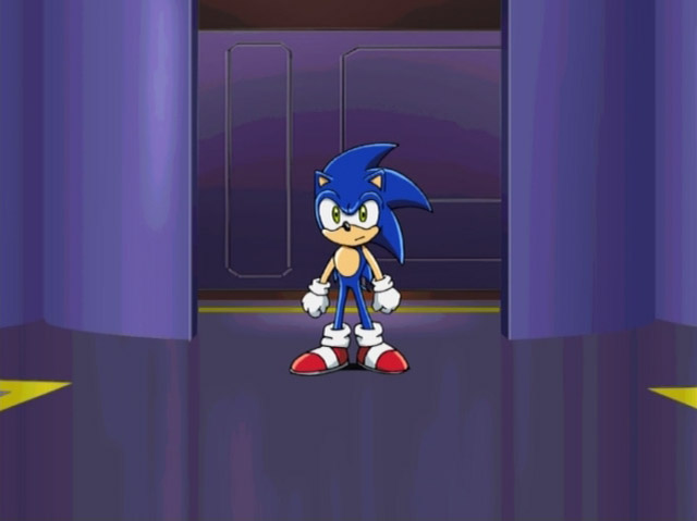 Super Sonic y Shadow luchan contra Bio-Lizard en el clímax del arco de ARK