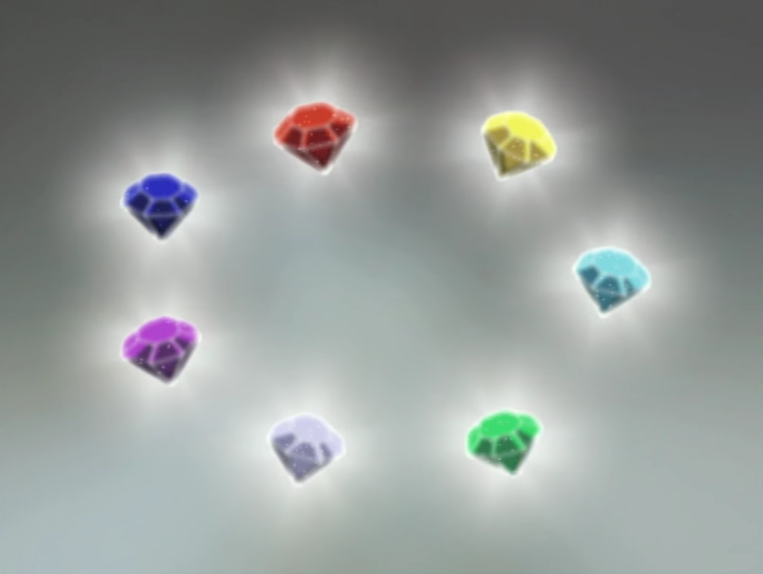 Who are more powerful, Chaos emeralds (Sonic) or pure hearts