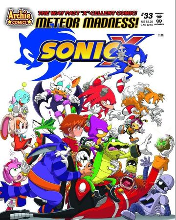 Archie Sonic X Issue 33 Sonic X Wikia Fandom