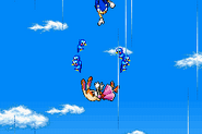 Sonic Advance 2 ending Sonic trying to reach Vanilla.