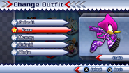 Race Suit: Challenge: Use Espio's Signature Move 20 times.