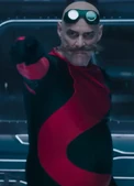 Dr. Robotnik in his laser-proof bodysuit, from Sonic the Hedgehog 3.