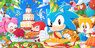 Bonusowa grafika z Sonic Origins Plus