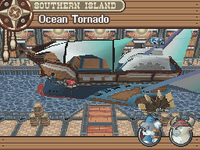 The Ocean Tornado on the game menu.