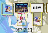 Flying Battery level icon in Sonic 3 PC Collection through hacking