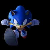 Modern Sonic running (Sonic Unleashed)