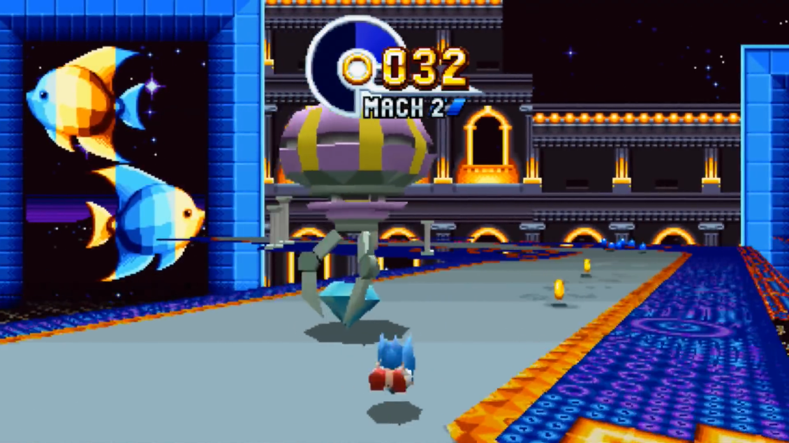 Sonic Mania - Special Stages, Bonus Stages, & Time Attack Shown