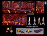 Concept of Chaotic Inferno Zone. By Stephen Pearce.