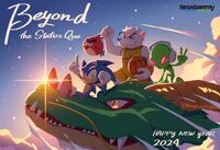 New Year 2024 artwork