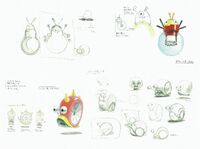 Sonic CD Concept Art Enemies 01
