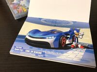 Team Sonic Racing postcard