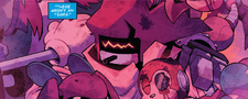 Mecha is happy