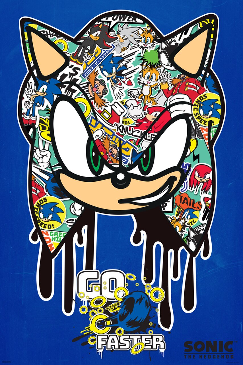Amazon.com: Pyramid America Sonic Poster I'm Outta Here