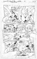 Page sixteen pencils. Art by Tracy Yardley.