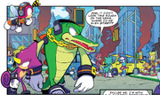 IDW 48 Chaotix Central City