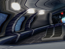 Tails spaceship interior