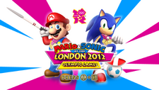 Mario and Sonic London Title