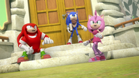 SB S1E24 Knuckles Sonic Amy (Eyelash Error)