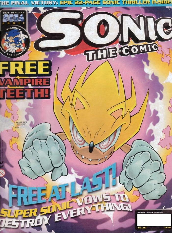 Super Sonic (Sonic the Comic), Sonic Wiki Zone