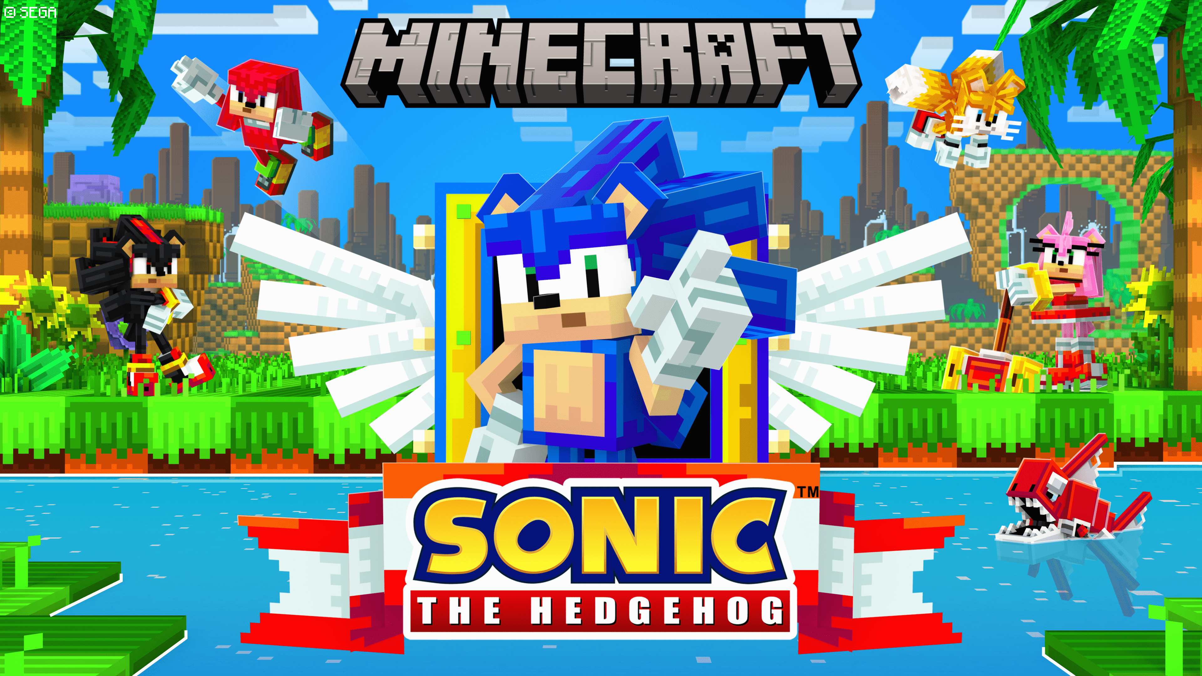 Sonic 1 (Green Hill Zone) Minecraft Map