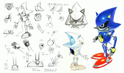 Metal sonic the pink cat - Illustrations ART street