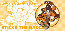 81093 - safe, artist:plague of gripes, sticks the badger (sonic), badger,  mammal, mustelid, anthro, sega, sonic boom (series), sonic the hedgehog  (series), 2017, annoyed, bracelet, couch, dialogue, eyelashes, female,  jewelry, offscreen character