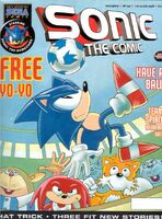 Sonic the Comic #133 (July 1998). Art by Mick McMahon and John M Burns.