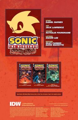 SONIC THE HEDGEHOG SCRAPNIK ISLAND #4 CVR B FONSECA