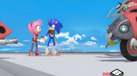 Sonic, amy nearing the strike