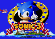 Sonic 3 Title Screen