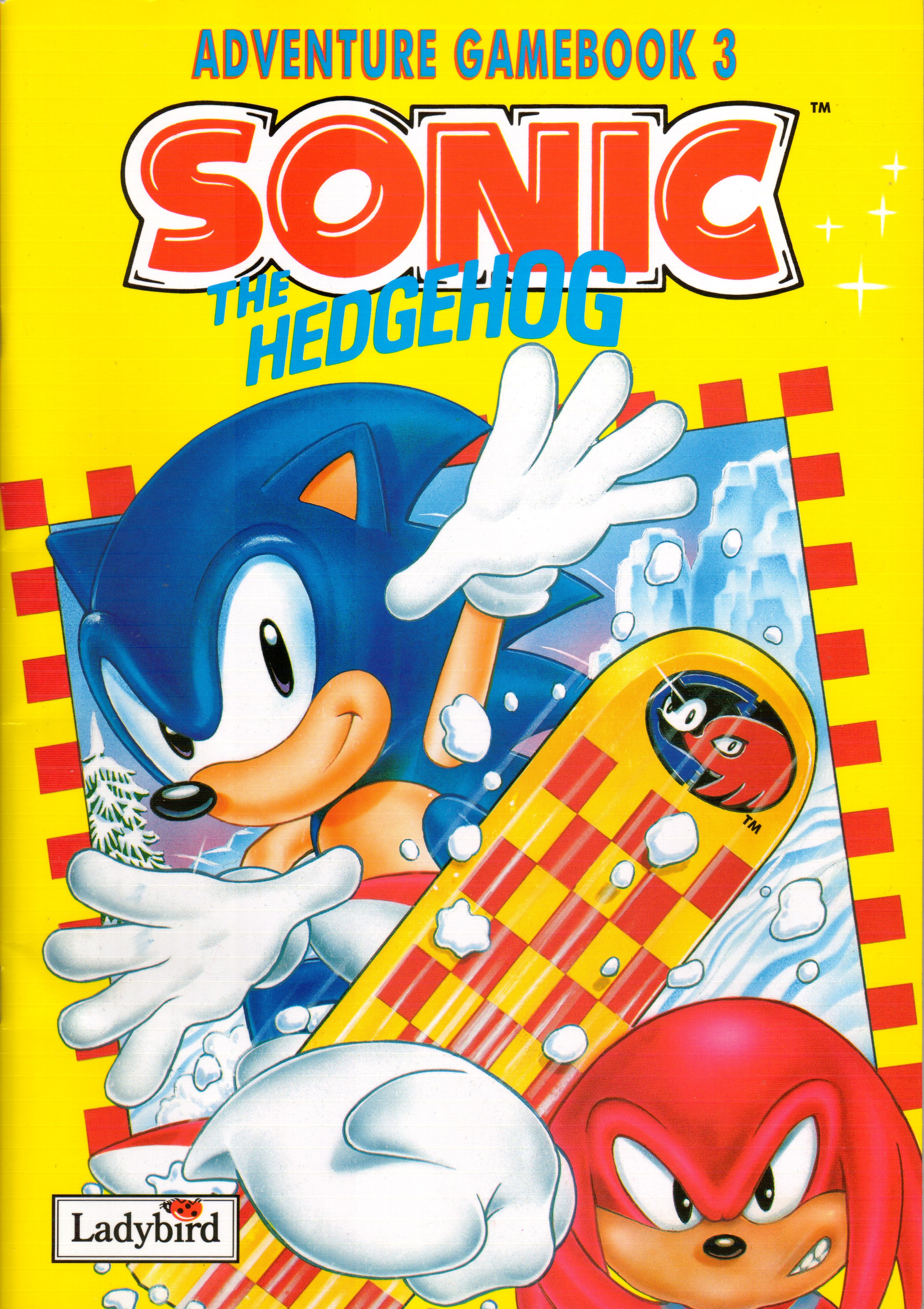 Sonic the Hedgehog (Paint 'n' Marker Book; 1993) Golden Books