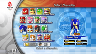 Character Select (Mario & Sonic 2008)