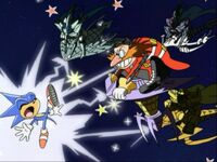 Chibi villains attack Sonic