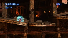 Lighting or Thunder Shield in Sonic Generations